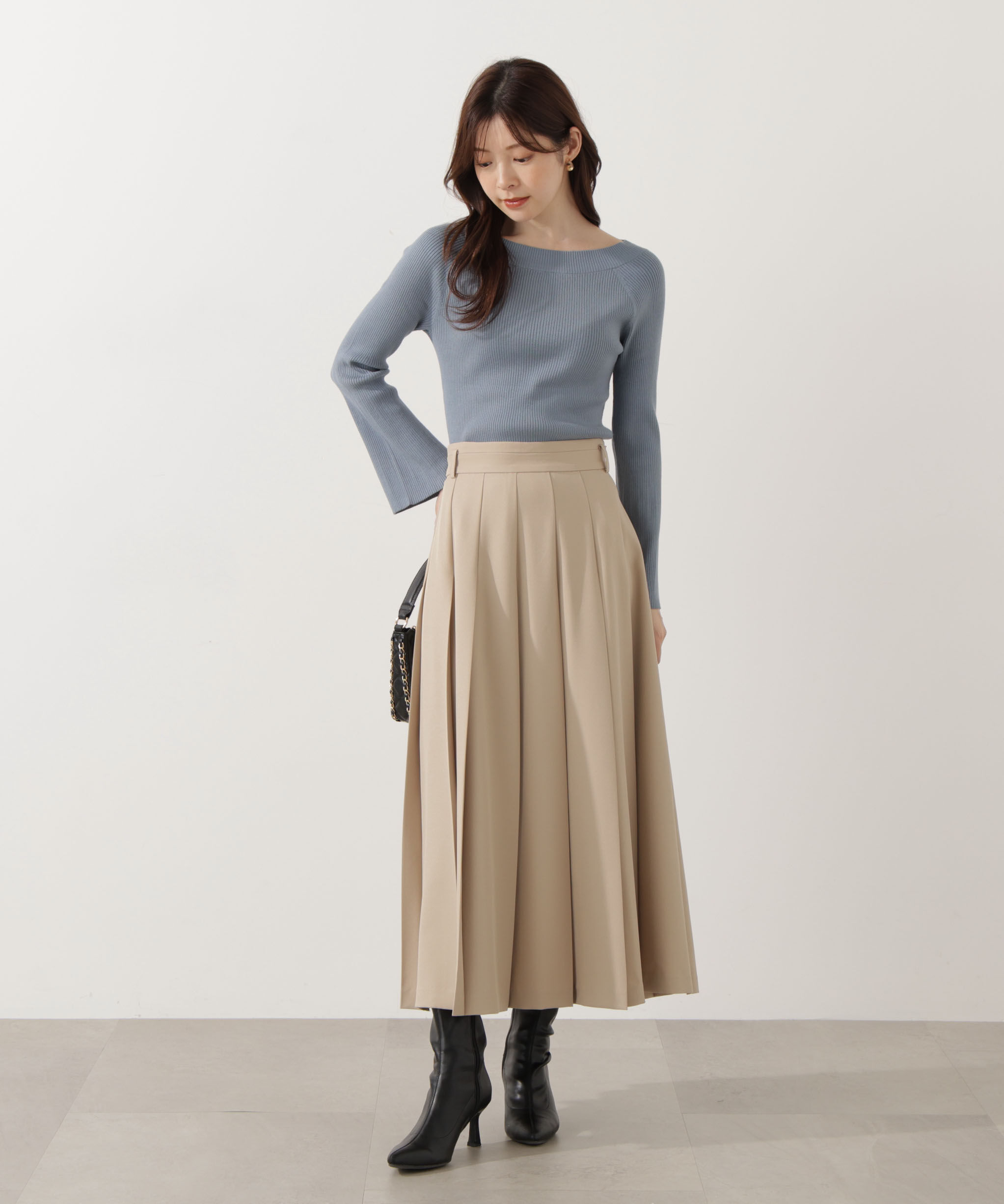 PROPORTION BODY DRESSING「プリーテッドスカート 25AW」|スカート|