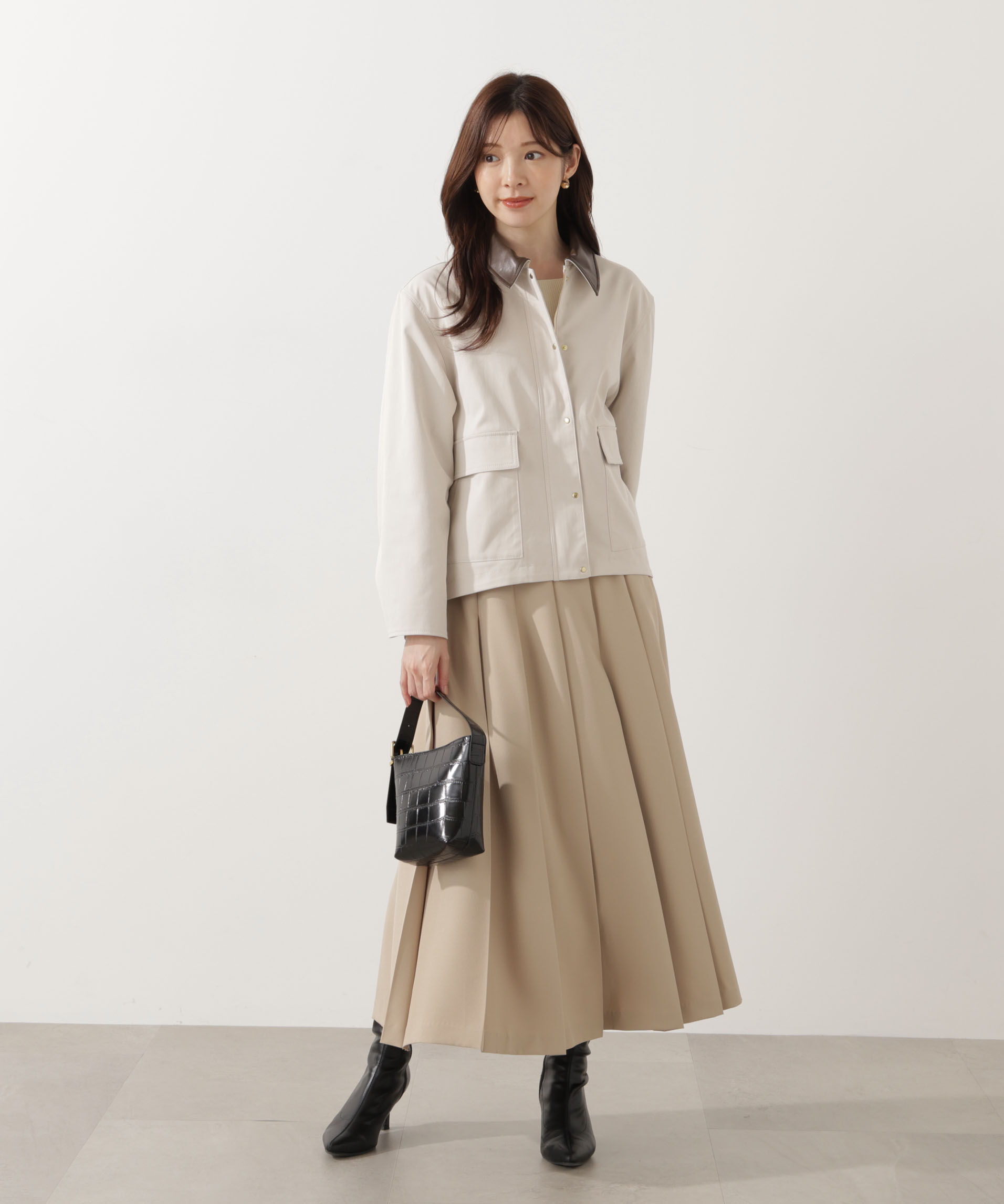 PROPORTION BODY DRESSING「プリーテッドスカート 25AW」|スカート|