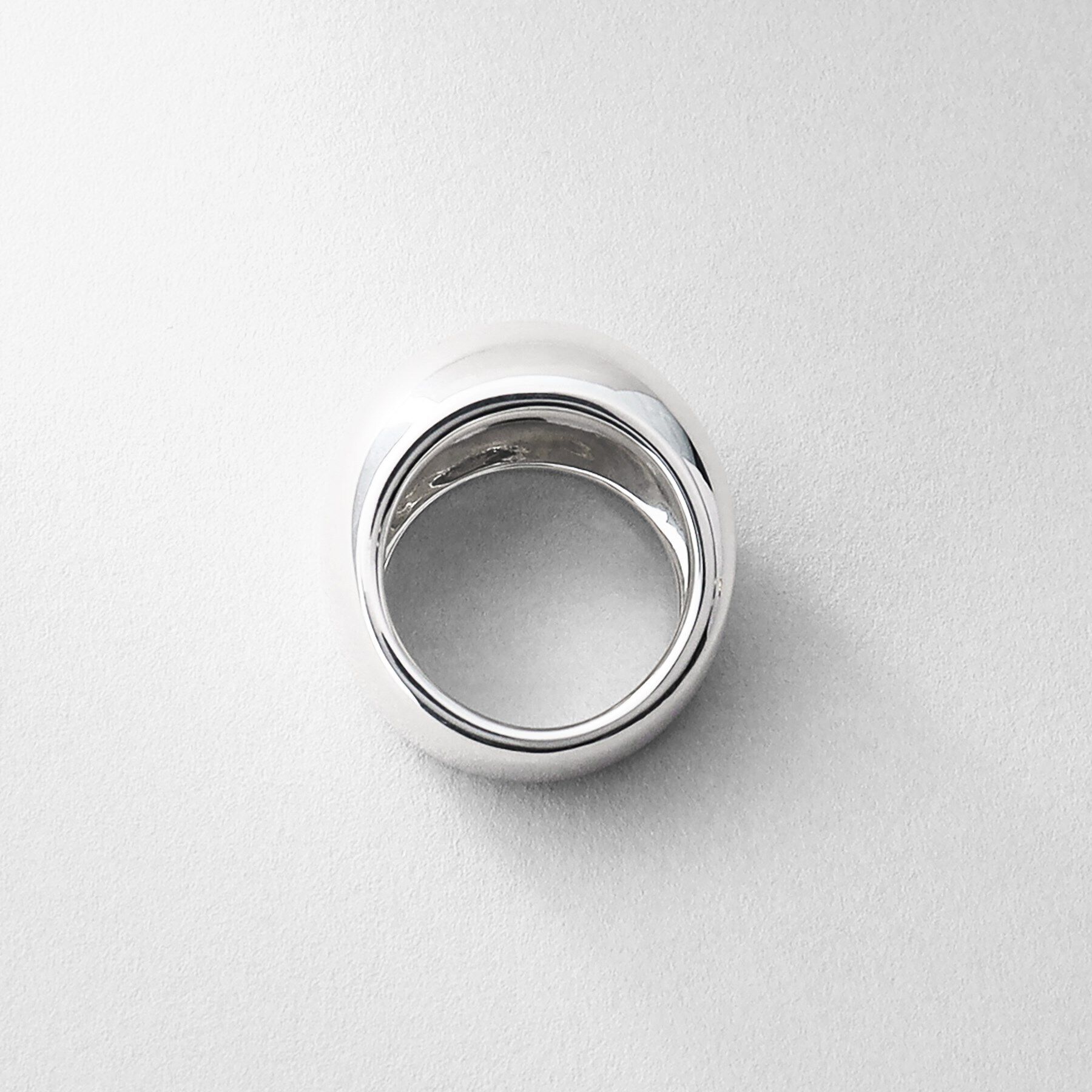 COCOSHNIK ONKITSCH「シルバー スラントリング」|リング|