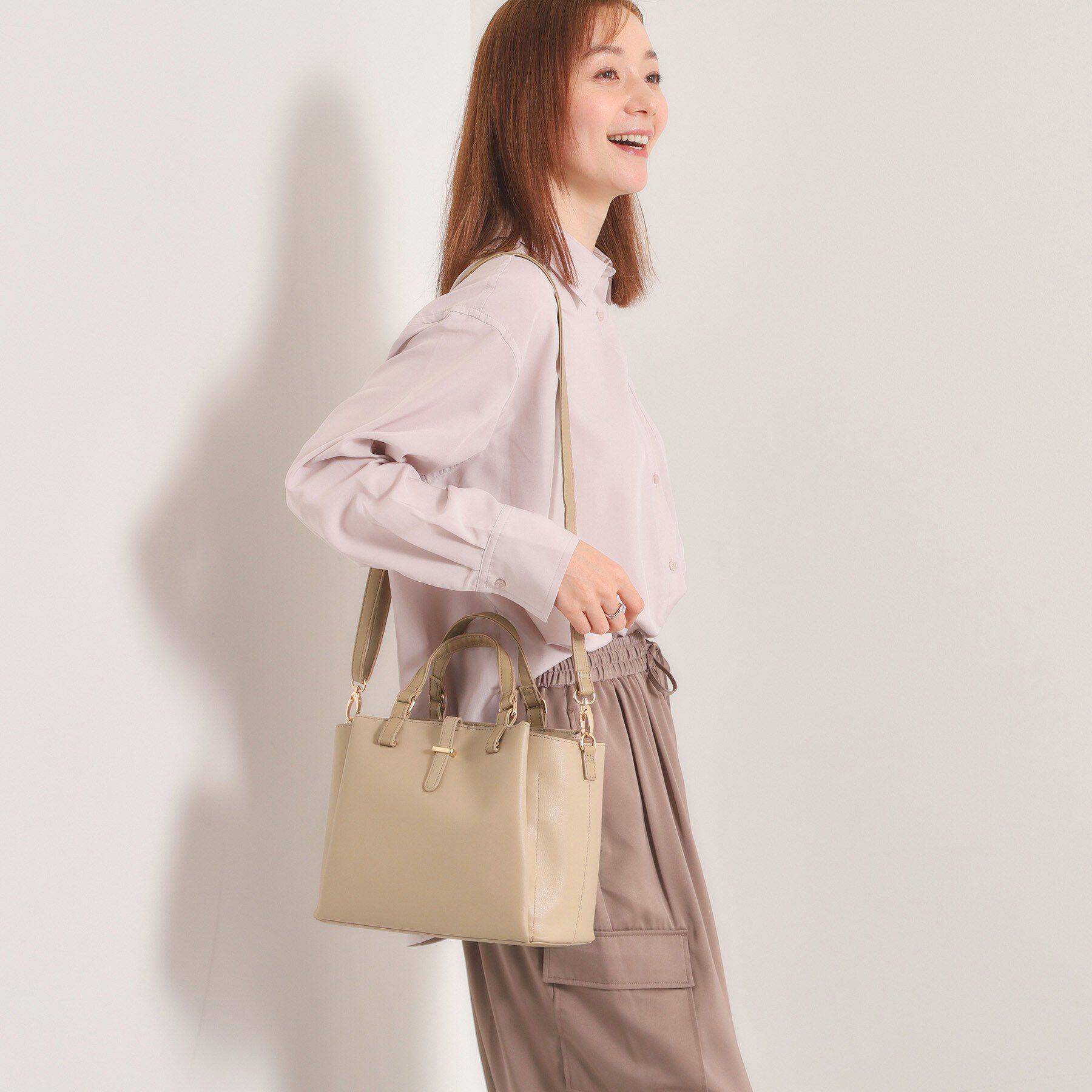 ITS&rsquo;DEMO「＜かるバッグ＞2WAYトート」|ハンドバッグ|