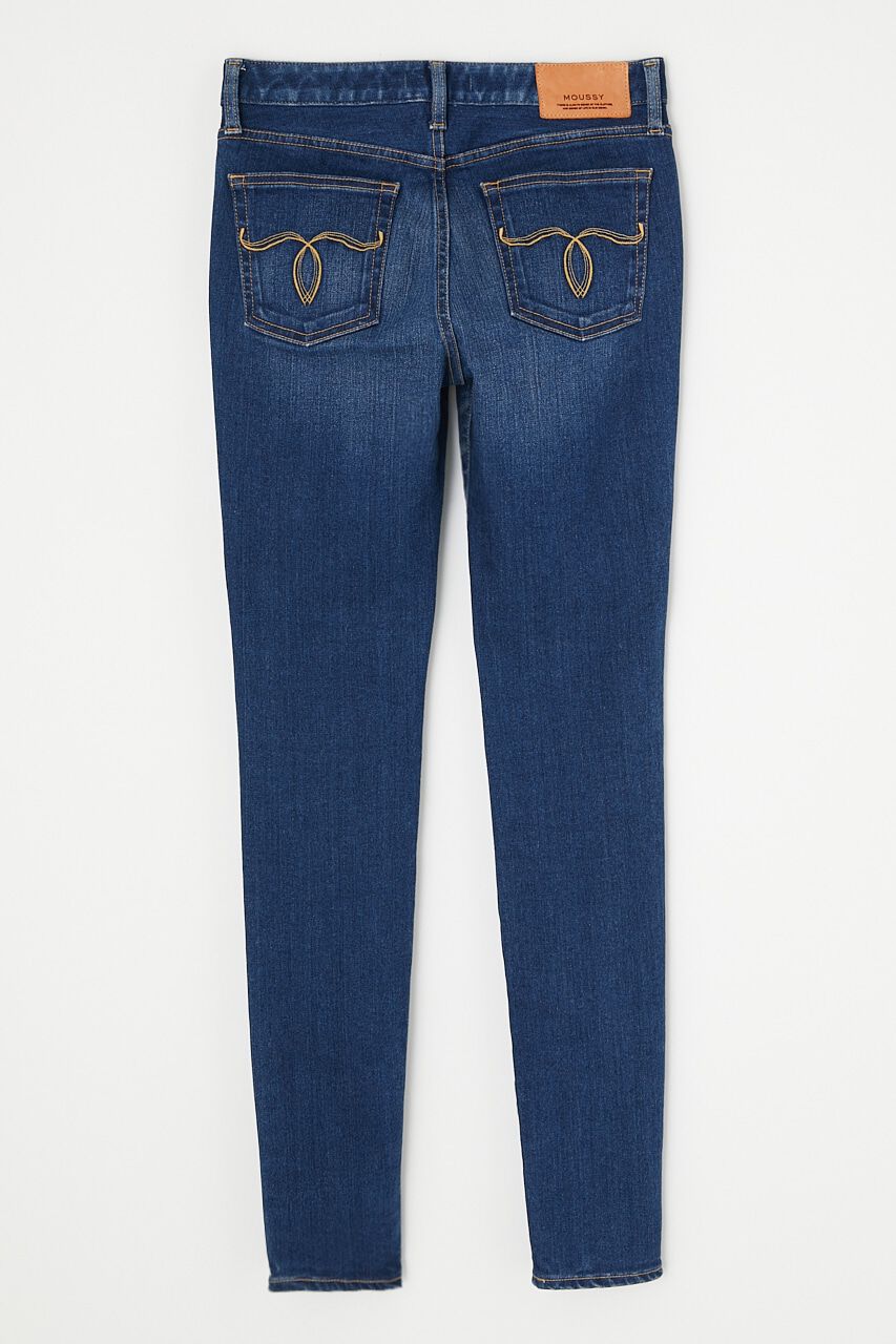 MOUSSY「WF Rebirth embroidery スキニー」|デニム|