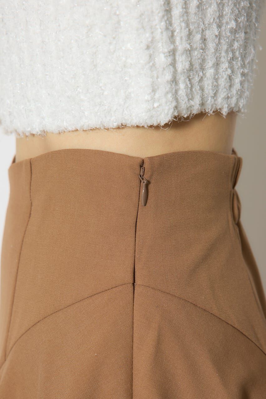 rienda「チュールレイヤードラッフルジャストウエストスカート」|スカート|