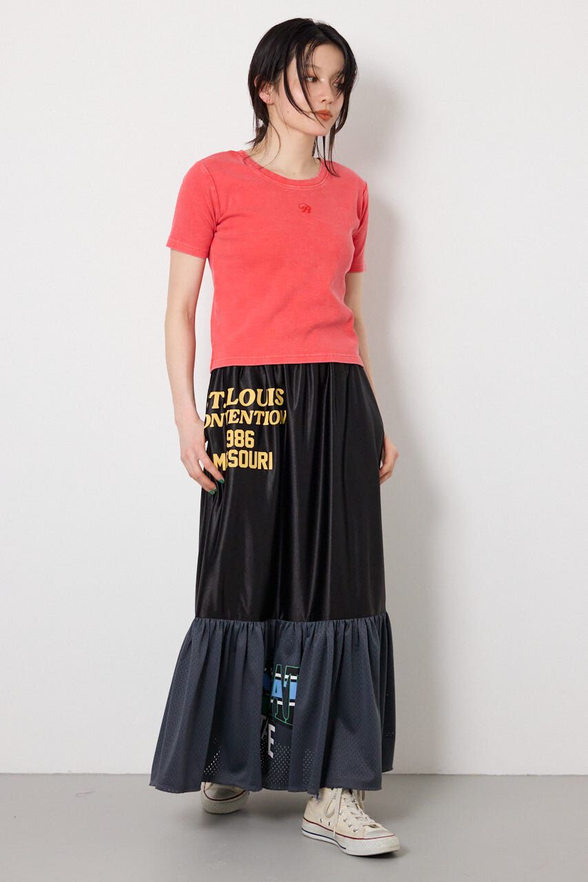 RODEO CROWNS「＜WEB先行アイテム＞ピグメント2wayリブTシャツ」|Tシャツ・カットソー|