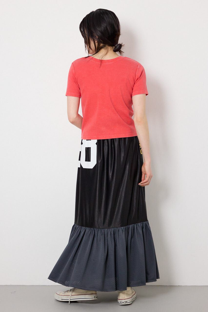 RODEO CROWNS「＜WEB先行アイテム＞ピグメント2wayリブTシャツ」|Tシャツ・カットソー|