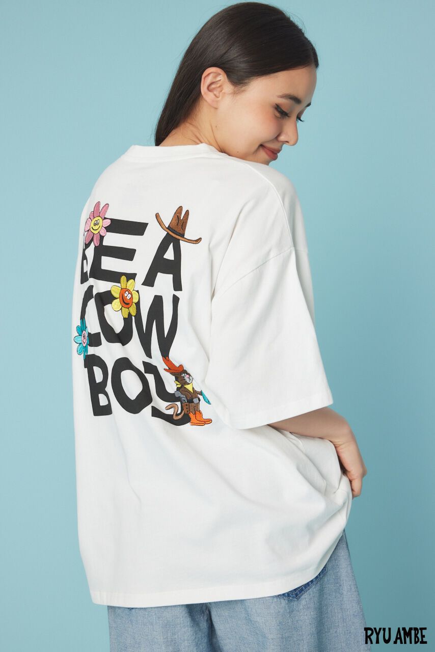 RODEO CROWNS「(Ryu Ambe)MOTIF刺繍Tシャツ」|Tシャツ・カットソー|