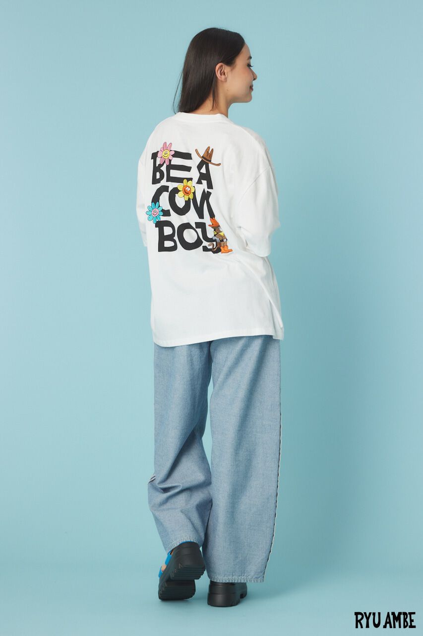 RODEO CROWNS「(Ryu Ambe)MOTIF刺繍Tシャツ」|Tシャツ・カットソー|