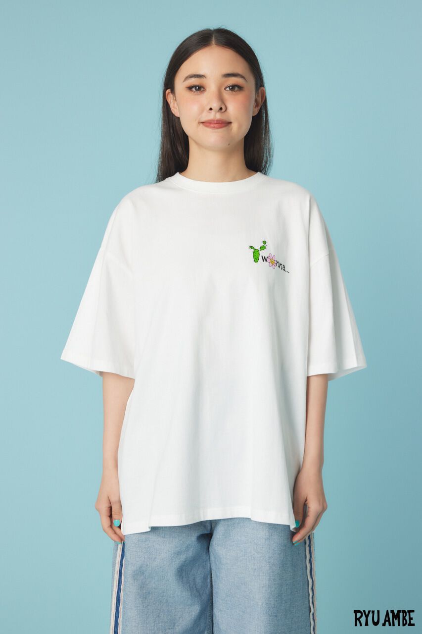 RODEO CROWNS「(Ryu Ambe)MOTIF刺繍Tシャツ」|Tシャツ・カットソー|