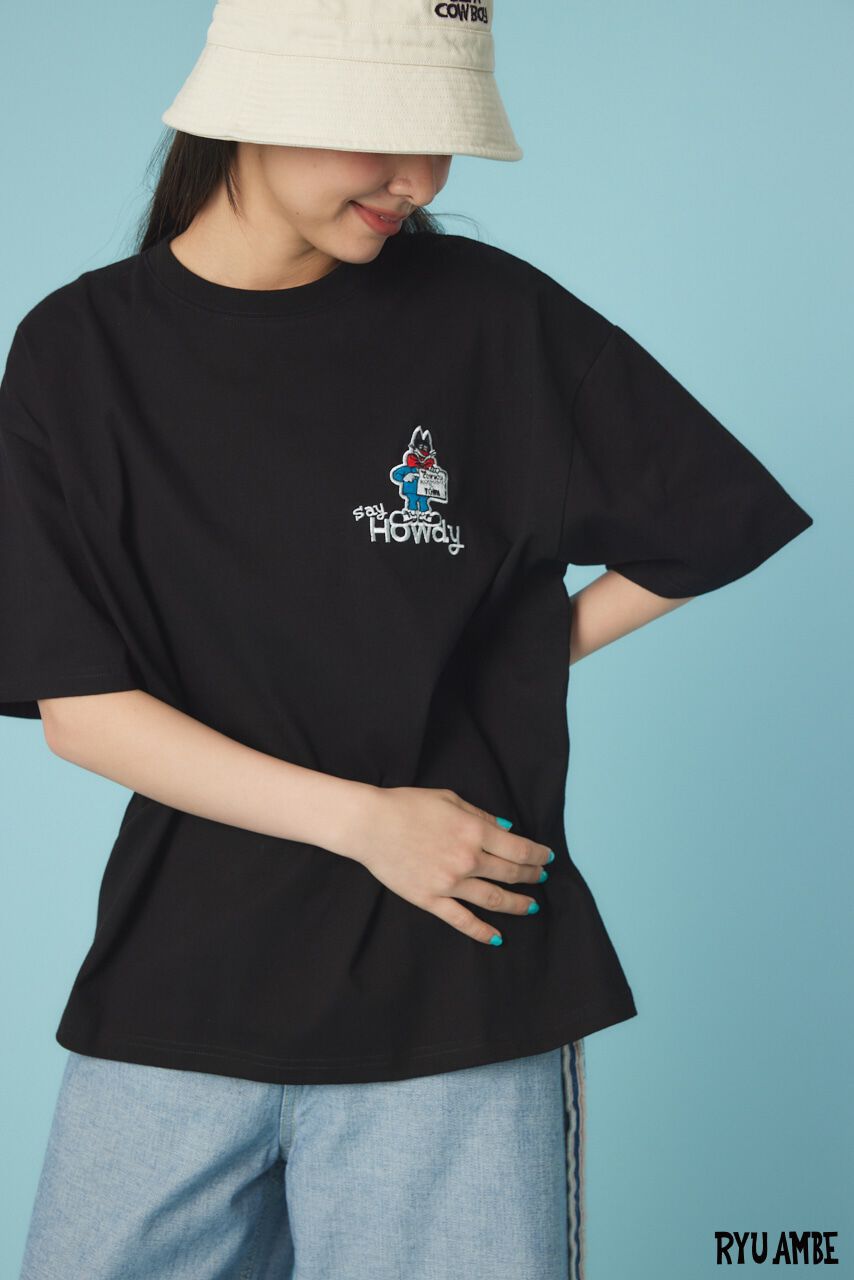 RODEO CROWNS「(Ryu Ambe)MOTIF刺繍Tシャツ」|Tシャツ・カットソー|