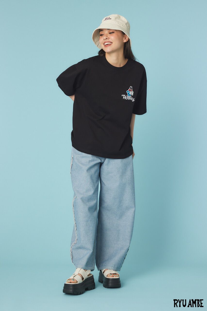 RODEO CROWNS「(Ryu Ambe)MOTIF刺繍Tシャツ」|Tシャツ・カットソー|