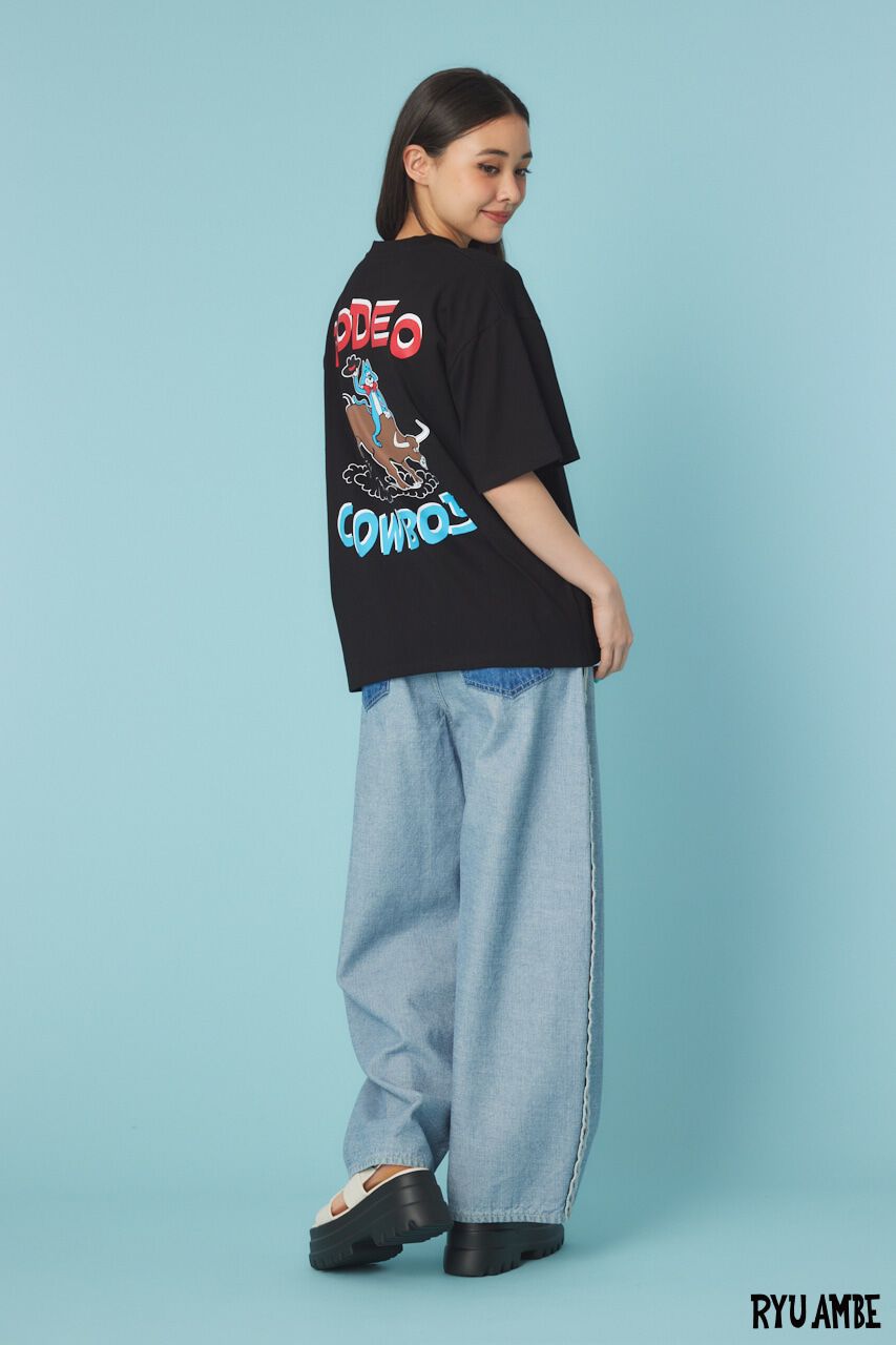RODEO CROWNS「(Ryu Ambe)MOTIF刺繍Tシャツ」|Tシャツ・カットソー|