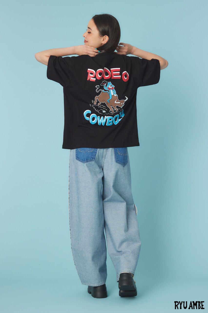 RODEO CROWNS「(Ryu Ambe)MOTIF刺繍Tシャツ」|Tシャツ・カットソー|