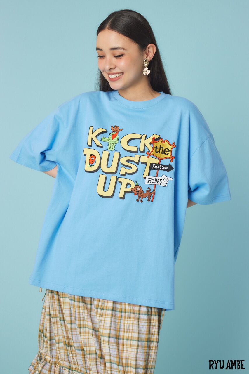 RODEO CROWNS「(Ryu Ambe)MOTIF刺繍Tシャツ」|Tシャツ・カットソー|BLU