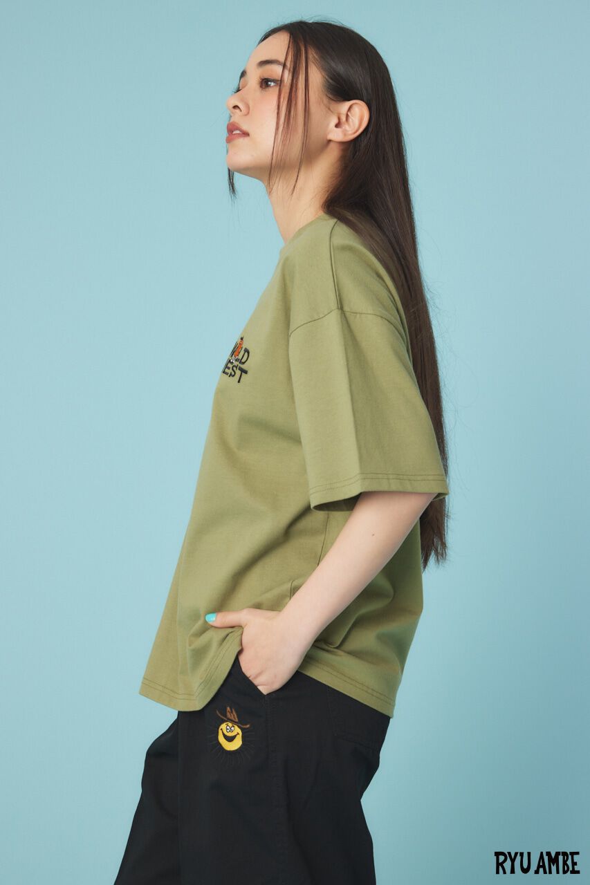 RODEO CROWNS「(Ryu Ambe)MOTIF刺繍Tシャツ」|Tシャツ・カットソー|