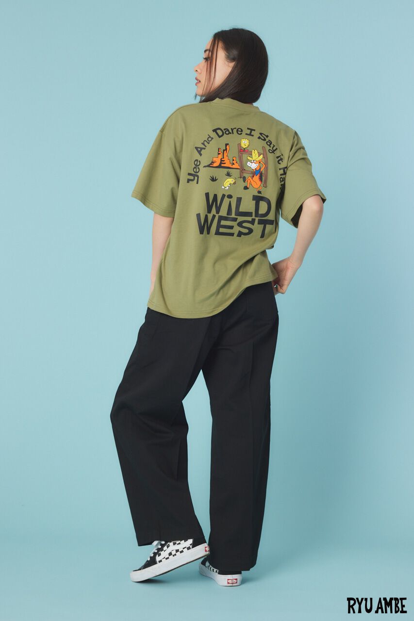 RODEO CROWNS「(Ryu Ambe)MOTIF刺繍Tシャツ」|Tシャツ・カットソー|