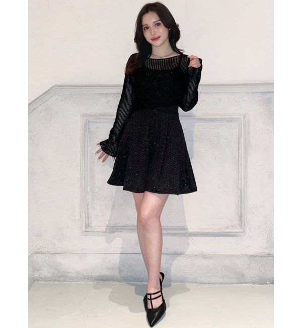 RESEXXY「フレアショートコンビネゾン」|オールインワン|