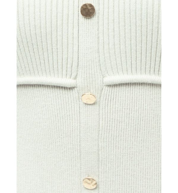 RESEXXY「ゴールドボタンタイトニットワンピース」|ワンピース|