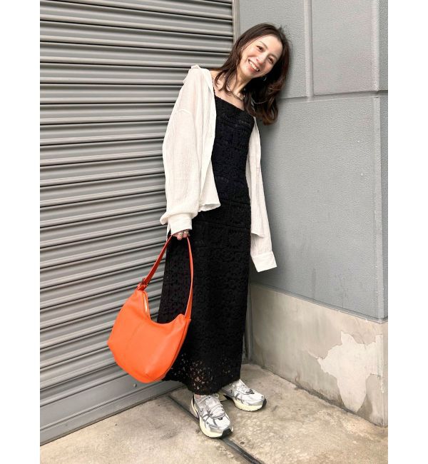 Ungrid「透かし編みレースキャミワンピース」|ワンピース|