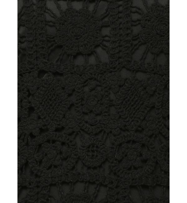 Ungrid「透かし編みレースキャミワンピース」|ワンピース|