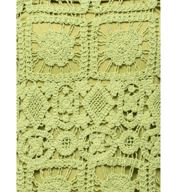 Ungrid「透かし編みレースキャミワンピース」|ワンピース|