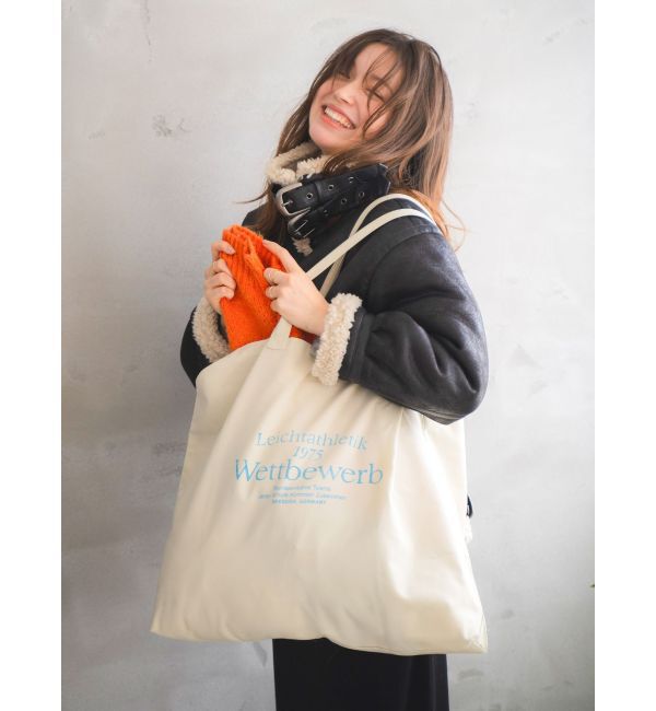 Ungrid「ロゴトートバッグ」|トートバッグ|アイボリー