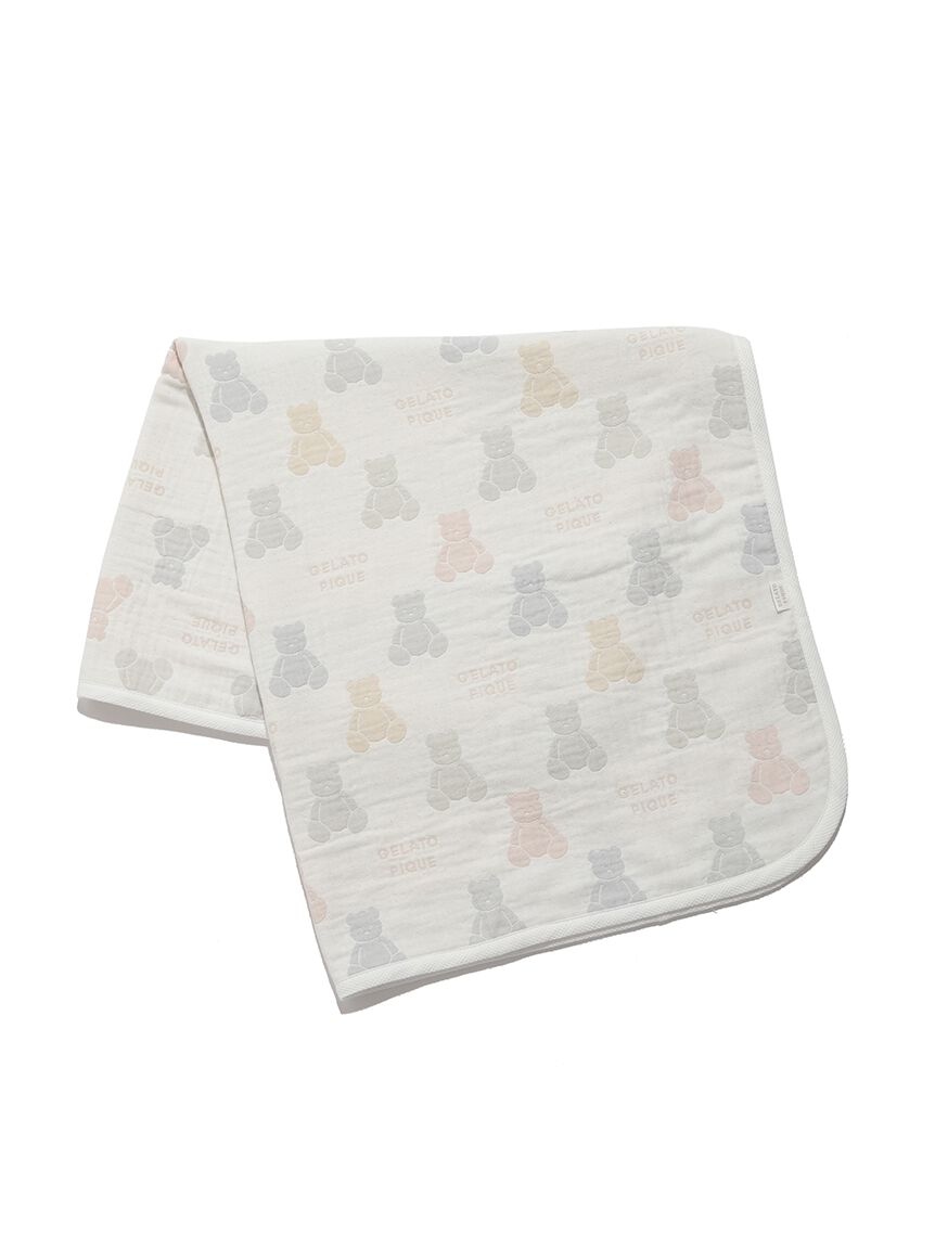 GELATO PIQUE KIDS & BABY「【BABY】ベア３重ガーゼブランケット」|その他ベビー用品|