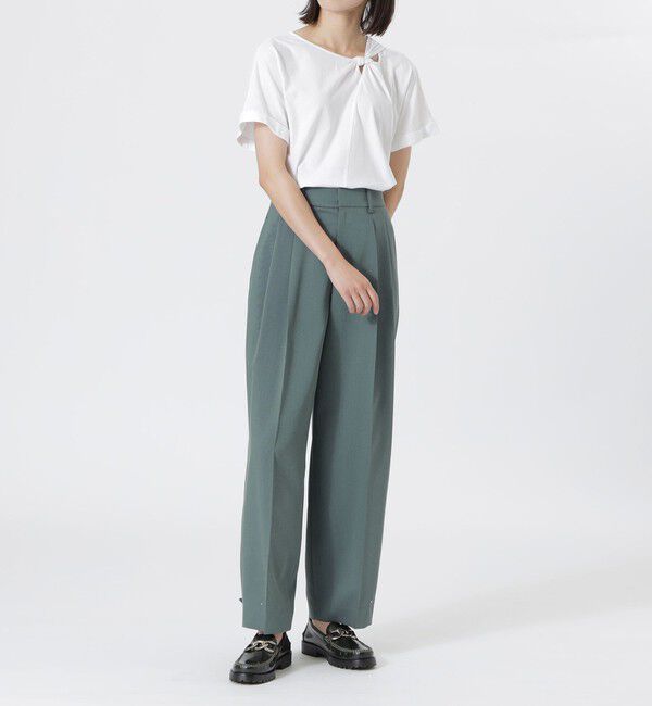  「フロントノットTシャツ」|Tシャツ・カットソー|