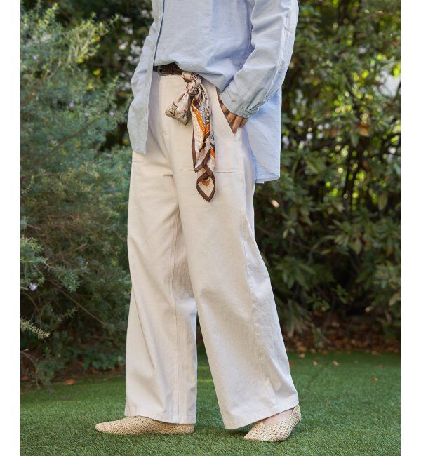 Lbc with Life「コットンベイカーワイドパンツ」|その他|