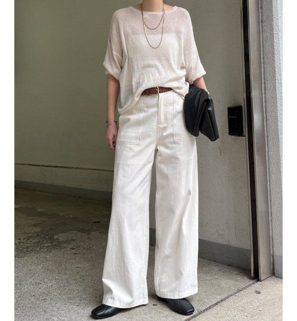 Lbc with Life「コットンベイカーワイドパンツ」|その他|