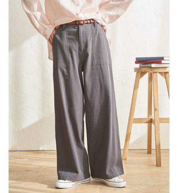 Lbc with Life「コットンベイカーワイドパンツ」|その他|