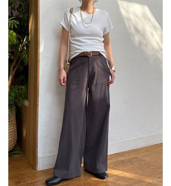 Lbc with Life「コットンベイカーワイドパンツ」|その他|