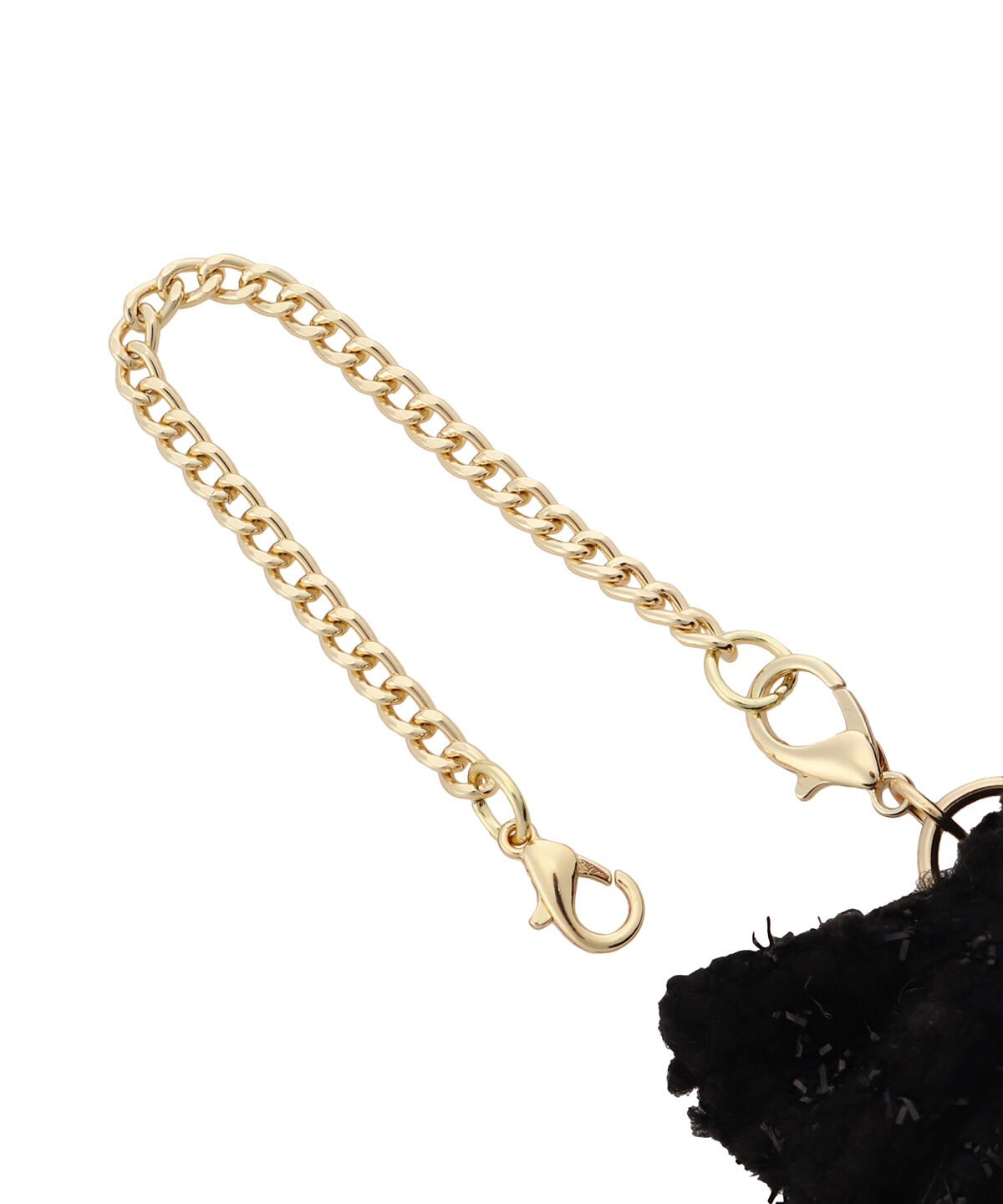 Samantha Vega「パールラメツイード2WAYチャーム」|チャーム・キーホルダー|