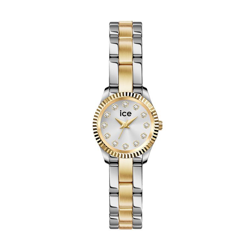 ICE-WATCH「〈ICE-WATCH(ｱｲｽｳｫｯﾁ)〉ICE mini ｼﾙﾊﾞｰｺﾞｰﾙﾄﾞ 19mm」|腕時計|YELLOW GOLD
