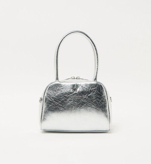 SY UNITED ARROWS「＜SY＞ ハンドボストン MT」|ショルダー・メッセンジャー|SILVER