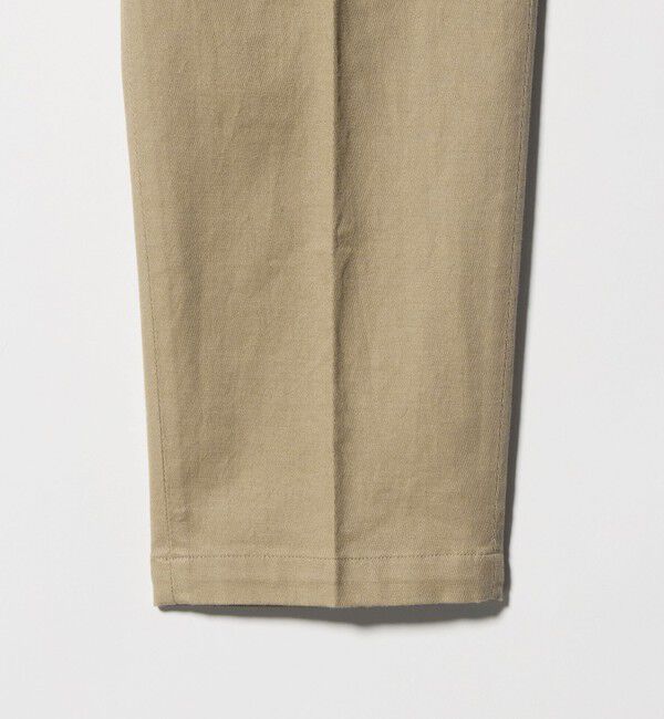 UNITED ARROWS「ツイル カルゼ ２プリーツ キャロット パンツ」|チノ|