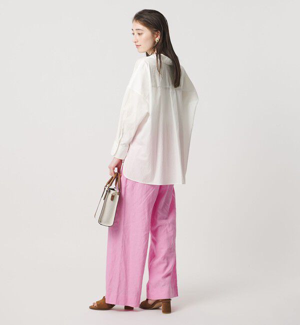 UNITED ARROWS「スキッパー プルオーバー 8分袖 シャツ」|シャツ・ブラウス|