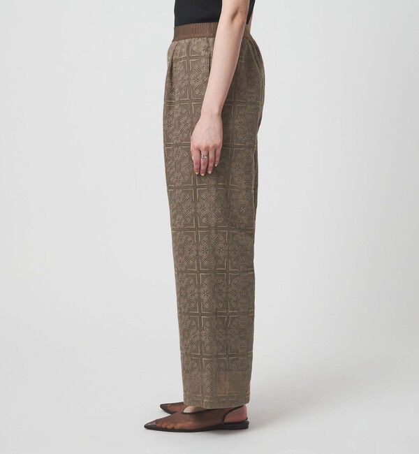 UNITED ARROWS green label relaxing「シアー レース パンツ」|チノ|