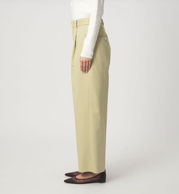 UNITED ARROWS green label relaxing「［size SHORT/TALLあり］Daily Chic カバー ワイド パンツ」|スラックス|