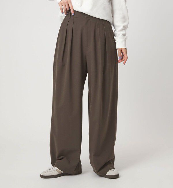 UNITED ARROWS green label relaxing「【WEB限定】＜at ease＞オルマイ スラックス ウォッシャブル ストレッチ UVカット」|スラックス|