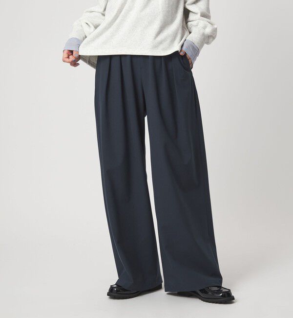 UNITED ARROWS green label relaxing「【WEB限定】＜at ease＞オルマイ スラックス ウォッシャブル ストレッチ UVカット」|スラックス|