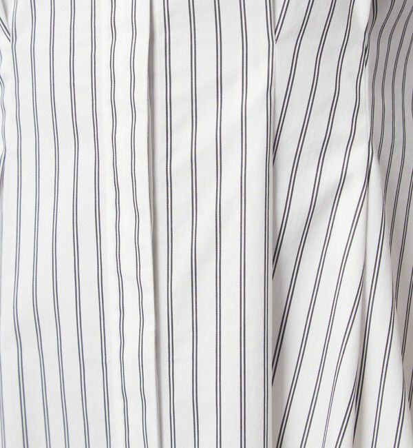 UNITED ARROWS green label relaxing「シャツ襟 フィット＆フレア タック 5分袖 ワンピース」|ワンピース|