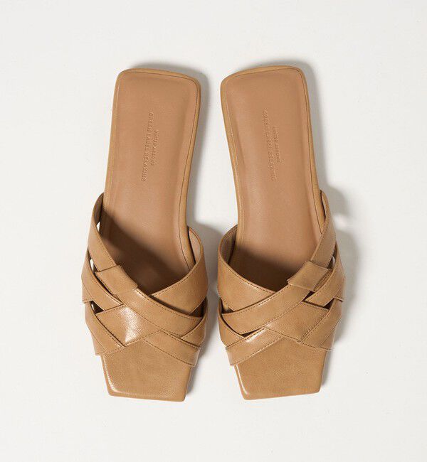 UNITED ARROWS green label relaxing「イントレ フラット サンダル」|サンダル|BEIGE