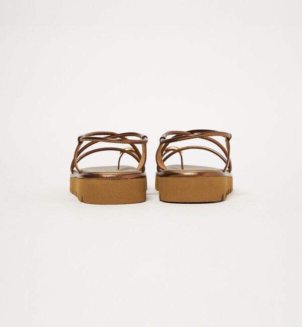 UNITED ARROWS green label relaxing「メタルトング プラット サンダル」|サンダル|