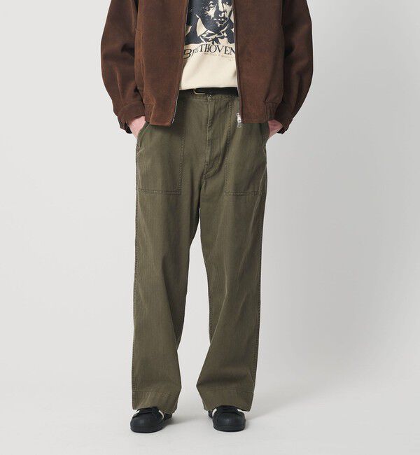 BEAUTY&YOUTH UNITED ARROWS「ヘリンボーン ツイル ベイカーパンツ」|チノ|OLIVE