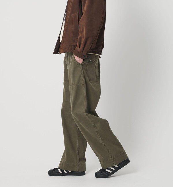 BEAUTY&YOUTH UNITED ARROWS「ヘリンボーン ツイル ベイカーパンツ」|チノ|