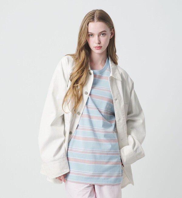 California General Store「＜CGS.＞オーガニックコットン デニム カバーオール ジャケット」|その他|WHITE