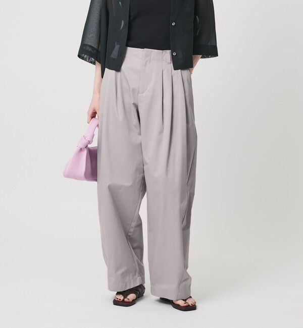 BEAUTY&YOUTH UNITED ARROWS「【WEB限定】バレルワイドチノパンツ ウォッシャブル」|チノ|