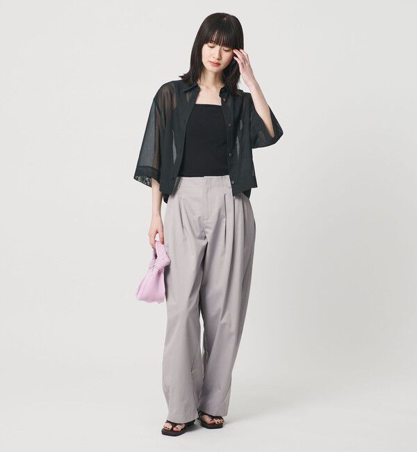 BEAUTY&YOUTH UNITED ARROWS「【WEB限定】バレルワイドチノパンツ ウォッシャブル」|チノ|