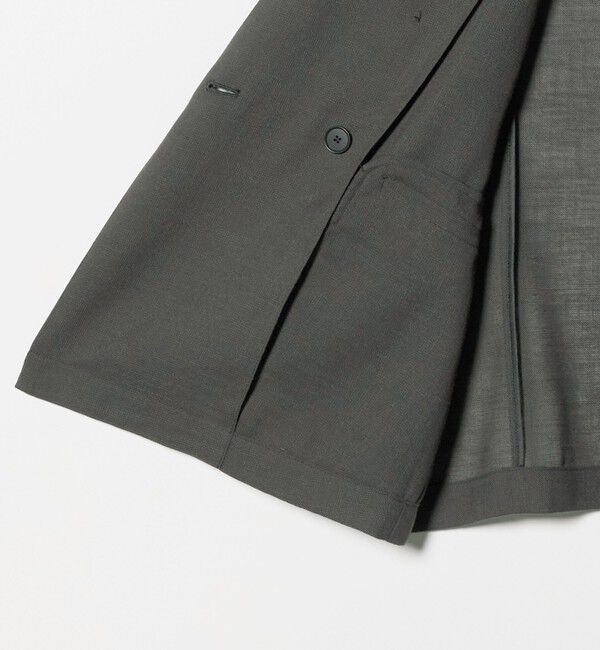 BEAUTY&YOUTH UNITED ARROWS「ポリエステル メッシュ ハーフスリーブ ジャケット ウォッシャブル」|テーラードジャケット|