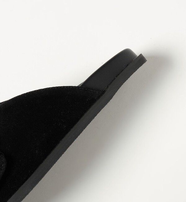 BEAUTY&YOUTH UNITED ARROWS「スエードライク ビッグバックル スライダー サンダル」|サンダル|