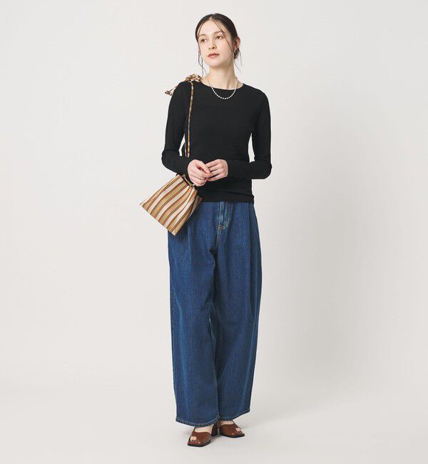 BEAUTY&YOUTH UNITED ARROWS「コットン サイドベルト ワイドパンツ」|その他|